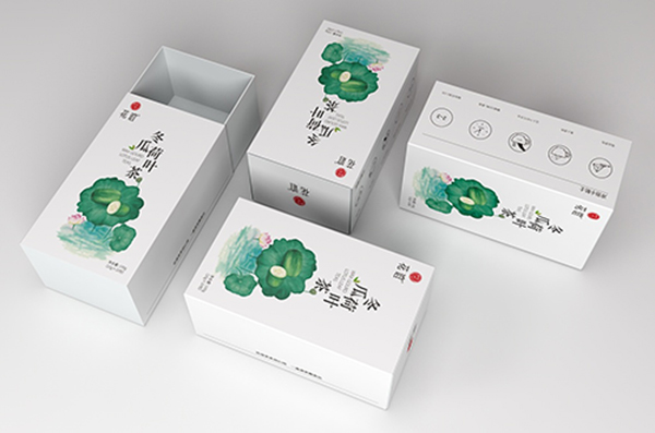 清新優(yōu)雅的花茶紙盒包裝怎樣設(shè)計制作